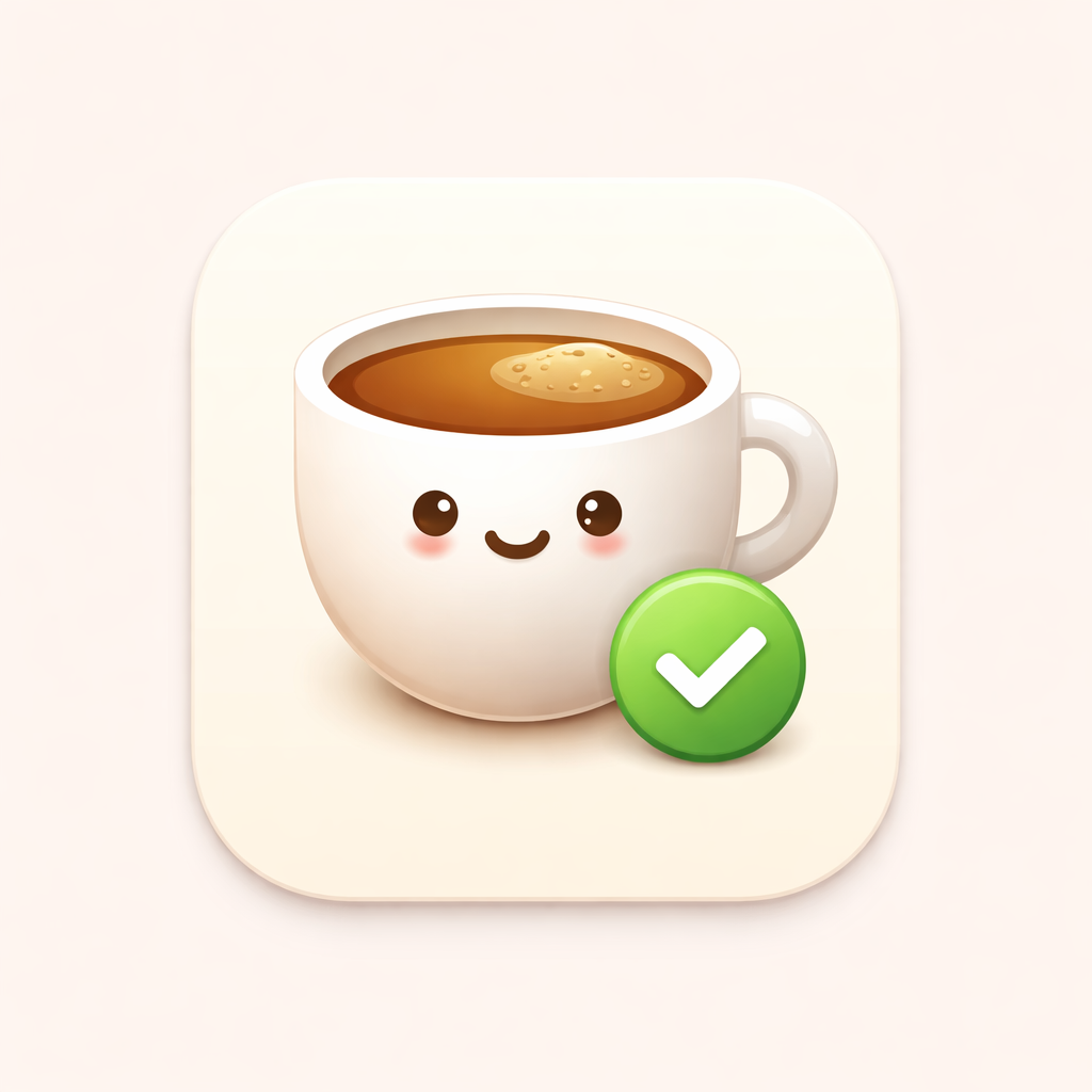 BrewLog Coffee Tracker App Icon