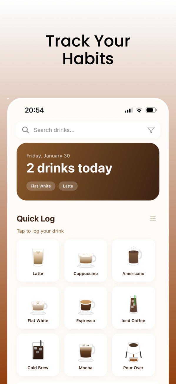 BrewLog: Coffee Tracker — Brew Log