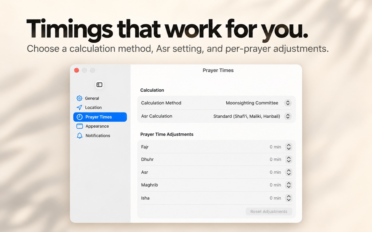 PrayerHours — Pre-Prayer Alerts